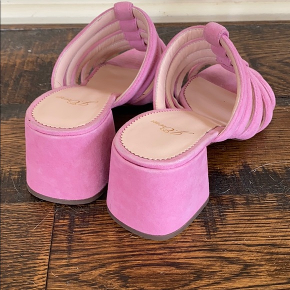 Jcrew strappy penny slides suede pink l5477 - Picture 2 of 3